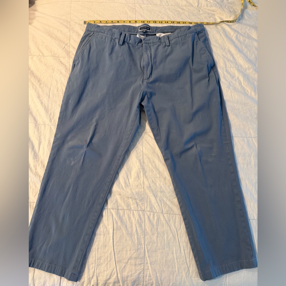 Club Room Slate Blue Chinos - Classic Straight Fit
